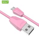 GOLF Cablu incarcare micro USB 2A ROZ, 27m GOLF (A0112781)