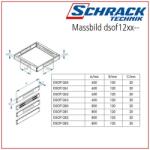 Schrack Profil latime soclu perforat + filtru 800mm (DSOF1283)