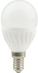 SPN Bec LED sferic cu baza din ceramica, model G45, 9W=75W, 6400K, lumina rece, dulie E14 (SPNSPN6513E)
