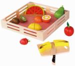 Tooky Toy Дървен сет с плодове за рязане tki014