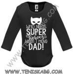 ROLY Бебешко боди - Super DAD