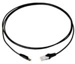 Schrack Patch Cord Tera/RJ45, 1-Pair, Unshielded, Gray, 2m (HEKT4R5T02)