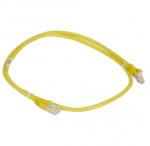 Legrand Patch cord category 6 A - U/UTP unscreened - PVC - lungime 1 m - yellow (051882)