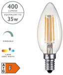 där lighting group Sursa de iluminat (Pack of 5) LED Candle Light bulb SES/E14 4W 400LM 4000K (BUL-E14-LED-18 DAR LIGHTING)