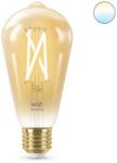 Philips Bec LED filament ST64 6.7-60W E27 920-950, auriu, Wiz (929002417801)