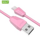 GOLF Cablu incarcare micro USB 2A ROZ, 27t GOLF (A0112785)