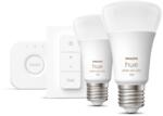 Philips Bec LED A60 9W E27 RGB 2BUC+Bridge+Dimmer, Philips Hue (929002468805)