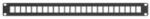 Gewiss 19'' EMPTY PATCH PANEL - 24 UTP/FTP Priza RJ45S 1U - BLACK (GW38603)