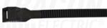 TRACON Fasete PA12 rezistente la UV, negre 115-12 115×6mm, D=4-25mm, PA12 (115-12)