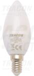 TRACON Sursa de lumina LED, forma delumanare, opal LGY7NW 230 V, 50 Hz, 7 W, 4000 K, E14, 500 lm, 250° (LGY7NW)