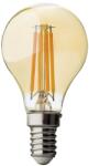 UltraLux Bec LED glob cu filament dimabil, 4W, E14, 2500K, 220-240V AC, chihlimbar (LFG41425D)