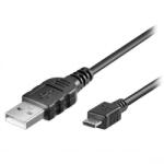 TED Electric Cablu USB la micro USB negru 1 ml. TED284864 - PM1 (GN087767)