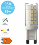 där lighting group Sursa de iluminat (Pack of 10) LED G9 Light Bulb (Lamp) 3.5W 400LM 5000K (BUL-G9-LED-5 DAR LIGHTING)