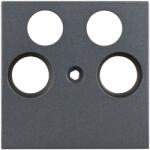 Schrack Masca pentru priza TV, tip HSAT, cu 4 decupaje, antracit (EV114011)
