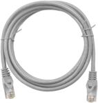 Schrack Patchcablu Cat. 6 ecranat RJ45 gri 3, 0m (H6GLG03K0G)