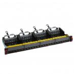 Legrand Flat patch panel equipped cu 24 RJ 45 connectors LCS³ - 19 - 1U - Cat. 6 A UTP (033770)