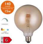 där lighting group Sursa de iluminat (Pack of 5) LED Large Globe Light Bulb (Lamp) ES/E27 4W 140LM (BUL-E27-LEDV-4 DAR LIGHTING)