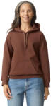 Naprotect Hanorac UNISEX cu interior Fleece si gluga maro (5107)