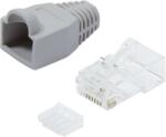 Schrack Conector RJ45 Cat. 6 neecranat inclusiv manson gri, 100 buc (Q7151792U6)