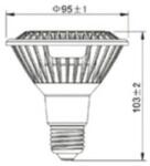 BRAYTRON Sursa de iluminat, bec PAR30 14W E27 ADVANCE 3000K (BA31-01420)