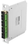 Gewiss 1x8 Plc Fiber Optic Splitter With Sc/apc Adapters - Grey (ral 7035) (gw38308)