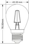 BRAYTRON Sursa de iluminat, bec FILAMENT G45 4W E27 ADVANCE 2700K (BA37-00420)