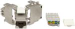 Schrack Modul RJ45 ecranat, Cat. 6a, ISO/IEC 11801 AMD2, TOOLLESS LINE (HSEMRJ6GWA)