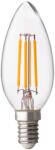 UltraLux Bec LED cu filament dimabil, tip lumanare, 4W, E14, 2700K, 220-240V AC (LFC41427D)