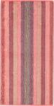 Cawö Prosop Unique cu dungi 70 x 140 cm roșu coral (944 70/140 22) Prosop