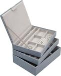 Stackers Casetă pentru bijuterii Stackers triplă classic gri albastru (73773)