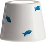 Zafferano Abajur pentru lampă Poldina cu pești alb ceramic (LD035004)