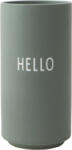 Design Letters Vază sau suport pentru lumânare Favourite hello (10101005GREENHELLO)