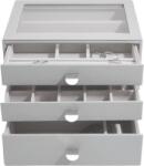 Stackers Casetă pentru bijuterii Stackers classic gri pietros cu 3 sertare (75888)