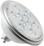 SLV Sursa de iluminat, bec, lampa cu LED-uri QPAR111, GU10, 7W, 3000K 13 ° argint, (1001568)