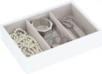 Stackers Casetă pentru bijuterii Stackers cu 3 compartimente, cu 3 compartimente classic alb-bej (70960)