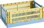 Hay Ladă Colour Crate Mix S galben-albastră (AB664-A601-AG19)