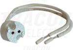 TRACON Soclu din portelan pentru bec halogen MR11/16 (12V) TG-5.5 12V, max. 50W, G5.3 (TG-5.5)