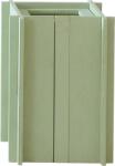 SQUARELY Ghiveci cu sistem de autoudare BloomSMALL verde deschis (405-9)