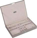 Stackers Casetă pentru bijuterii Stackers supersize gri-bej cu capac mic (73105)
