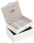 Stackers Casetă pentru bijuterii Stackers dublă mini alb-bej (70801)