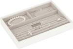 Stackers Casetă pentru bijuterii Stackers cu 4 compartimente, cu 4 compartimente classic albă (70958)