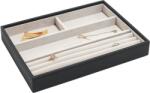 Stackers Casetă pentru bijuterii Stackers cu 4 compartimente, cu 4 compartimente classic catifea neagră (75462)
