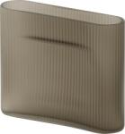 Muuto Vază Ridge 16, 5 cm taupe din sticlă (RIDVAS16A05)