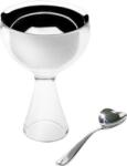 A di Alessi Cupă pentru înghețată Big Love Achromatics cu linguriță (ammi01s i)