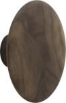 Muuto Agățătoare de perete Dots Wood 17 cm de culoarea lemnului de nuc (DOTWO1792) Agatator cuier