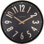 NeXtime Стенен часовник Alchemy черно-златист (3288ZW)