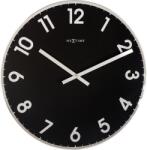 NeXtime Стенен часовник Reflect черен (8190ZW)