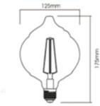 BRAYTRON Sursa de iluminat, bec FILAMENT LM125 4W E27 ADVANCE 2200K (BB59-00420)