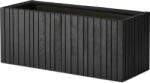 SQUARELY Ghiveci cu sistem de autoudare GrowWIDE lemn de frasin negru (113-2A3)