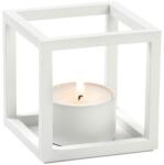 Audo Copenhagen Suport pentru lumânări pastilă Kubus T alb (71041-000682)